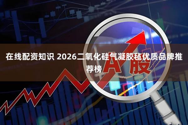 在线配资知识 2026二氧化硅气凝胶毡优质品牌推荐榜